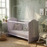 Cuna Dulces Sueños Blanco 68.5x91.5cm para colchón Infantil 60 X 130 Cm con Cabecero y con Colchón