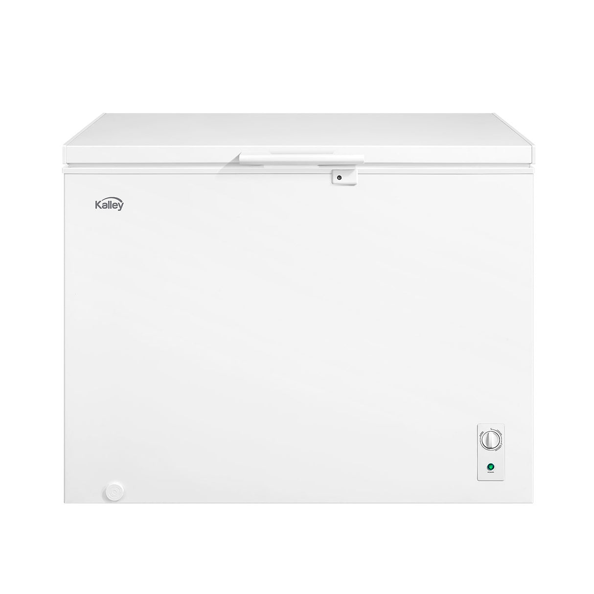 Congelador Kalley Inverter Dual Blanco 59.2x84.4cm de 293 Litros con Iluminación Interna