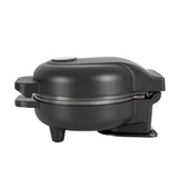 Mini Waflera Kalley Negro Mate 16x8.4cm de Un Puesto