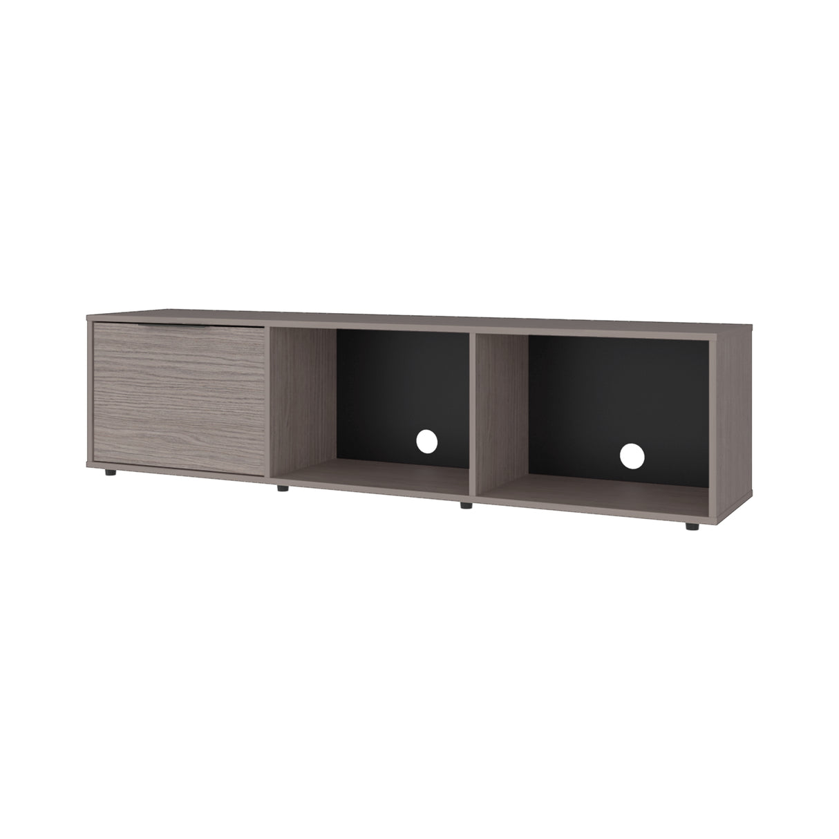 Rack de TV Dorne Positano 162x41.1cm para TV Hasta 65" Pulgadas con Dos Compartimientos y con Ranura para Cables