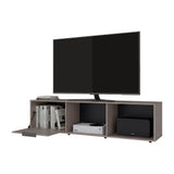 Rack de TV Dorne Positano 162x41.1cm para TV Hasta 65" Pulgadas con Dos Compartimientos y con Ranura para Cables