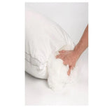 Almohada Boutique Blanco 50x90cm con Relleno de Fibras Sinteticas de Firmeza Suave y para Cualquier Postura