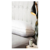 Almohada Vicenza Blanco 50x90cm con Relleno de Microfibra de Firmeza Suave y para Cualquier Postura
