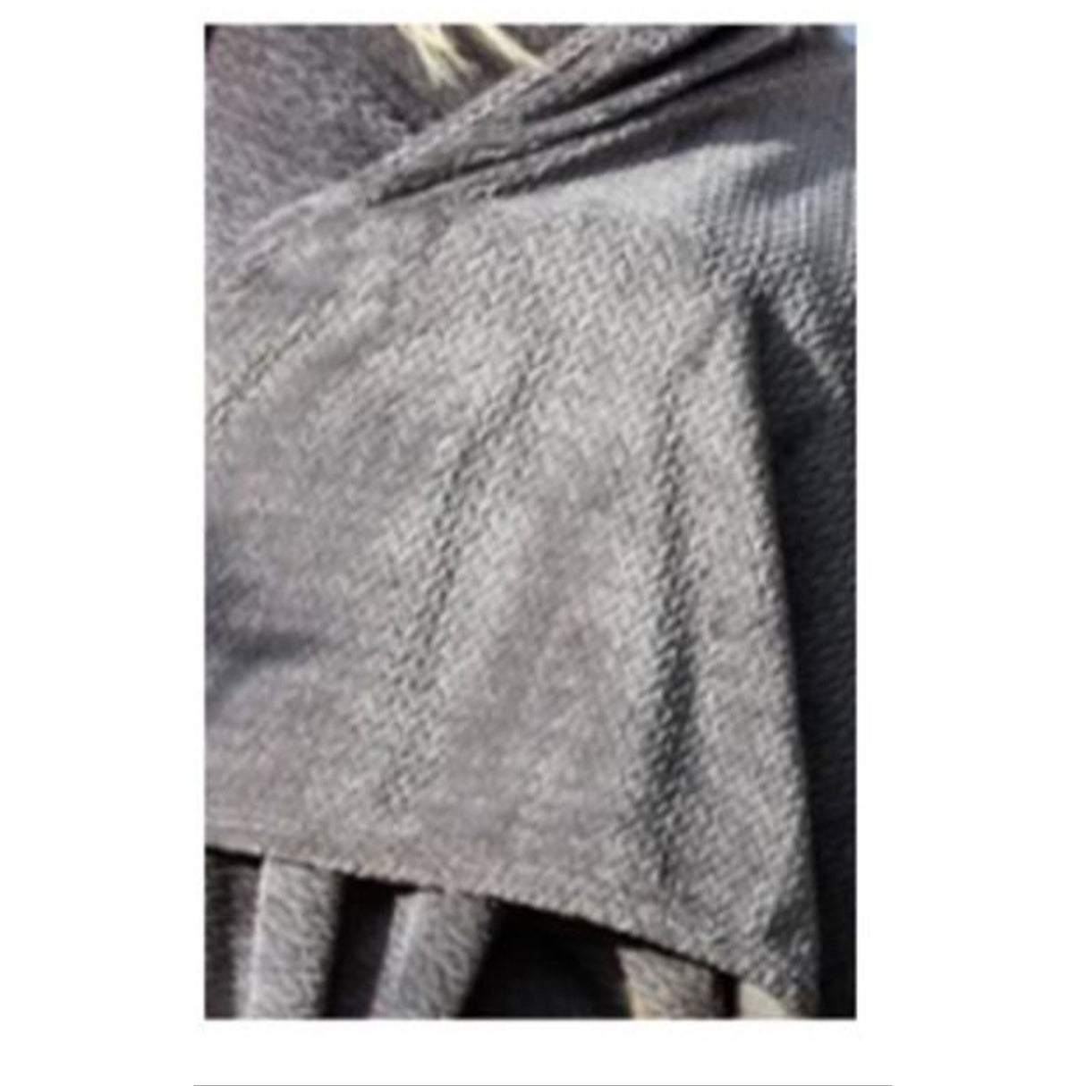 Cobija Flannel Velvet Gris 230x230cm Fondo Entero Suave y Ligera