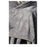 Cobija Flannel Velvet Gris 230x230cm Fondo Entero Suave y Ligera