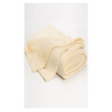 Cobija Flannel Fleece Beige 160x230cm Fondo Entero Suave y Ligera