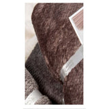 Cobija Flannel Velvet Marrón 260x230cm Fondo Entero Suave y Ligera