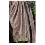 Cobija Flannel Velvet Marrón 260x230cm Fondo Entero Suave y Ligera