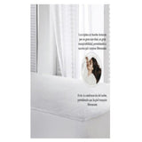 Protector de Colchón Bambu Blanco para Colchón Infantil 70 X 130 Cm Impermeable 200 Hilos