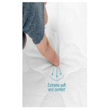 Protector de Colchón Soft Plus Blanco para Colchón Queen 160 X 190 Cm Impermeable 200 Hilos