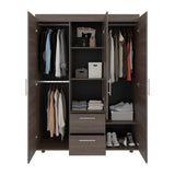 Closet Baru Lite Milan 135x180cm con Tres Puertas y con Dos Cajones