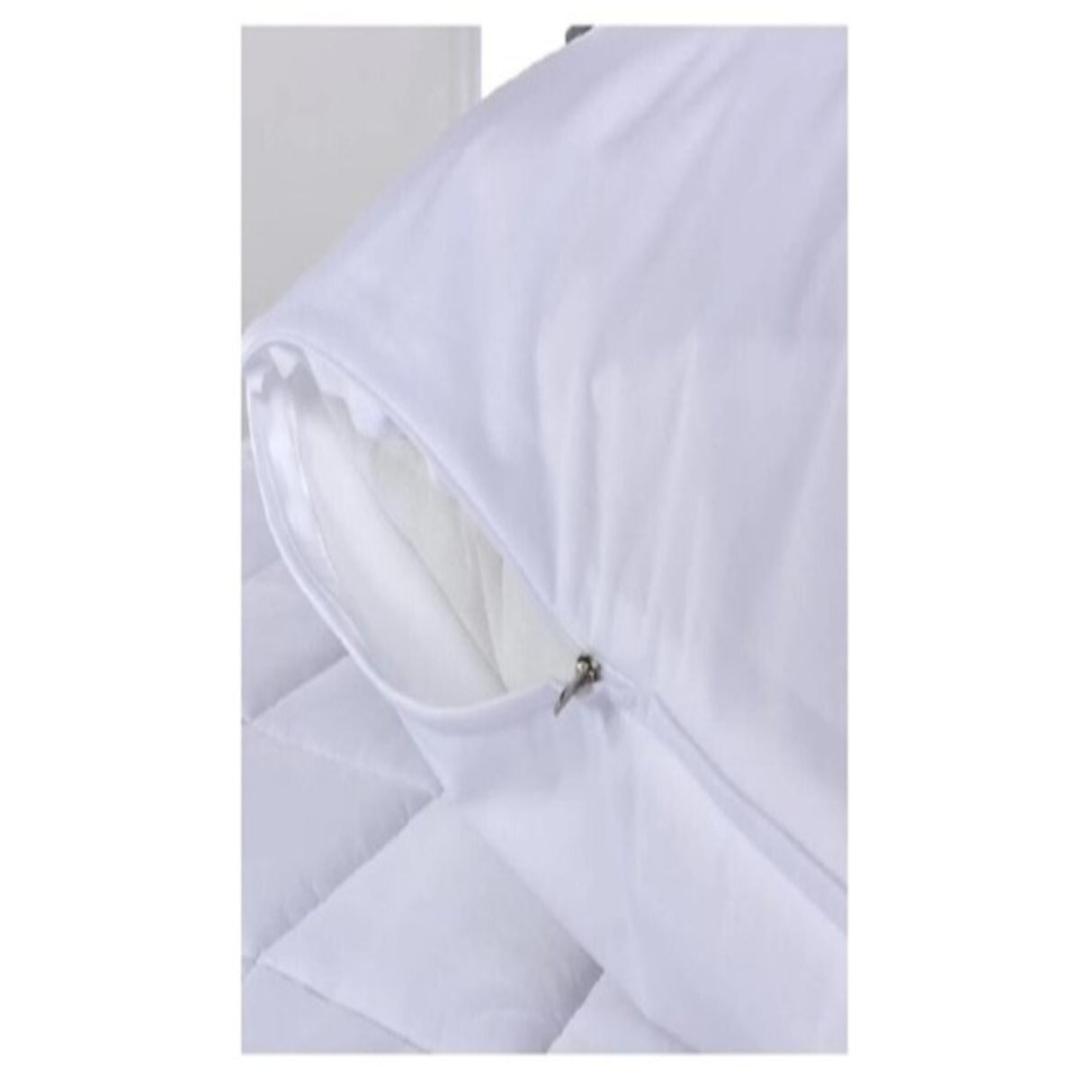 Protector de Almohada Classic Blanco 46x66cm 180 Hilos Antifluido Fondo Entero