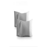 Funda de Almohada Ultrasonido Gris 50x70cm 180 Hilos Fondo Entero