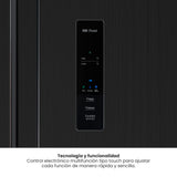 Nevecón No Frost Challenger Side by Side Inverter Dark Inox 84x176.5cm de 430 Litros con Pantalla Digital