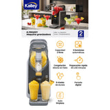 Maquina para Granizados Kalley Gris 23x48cm de 2 Litros con Cinco Funciones Preconfiguradas