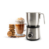 Chocolatera Kalley Plateado 20.5x18.5cm de 0.6 Litros con Seis Funciones Preconfiguradas