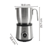 Chocolatera Kalley Plateado 20.5x18.5cm de 0.6 Litros con Seis Funciones Preconfiguradas