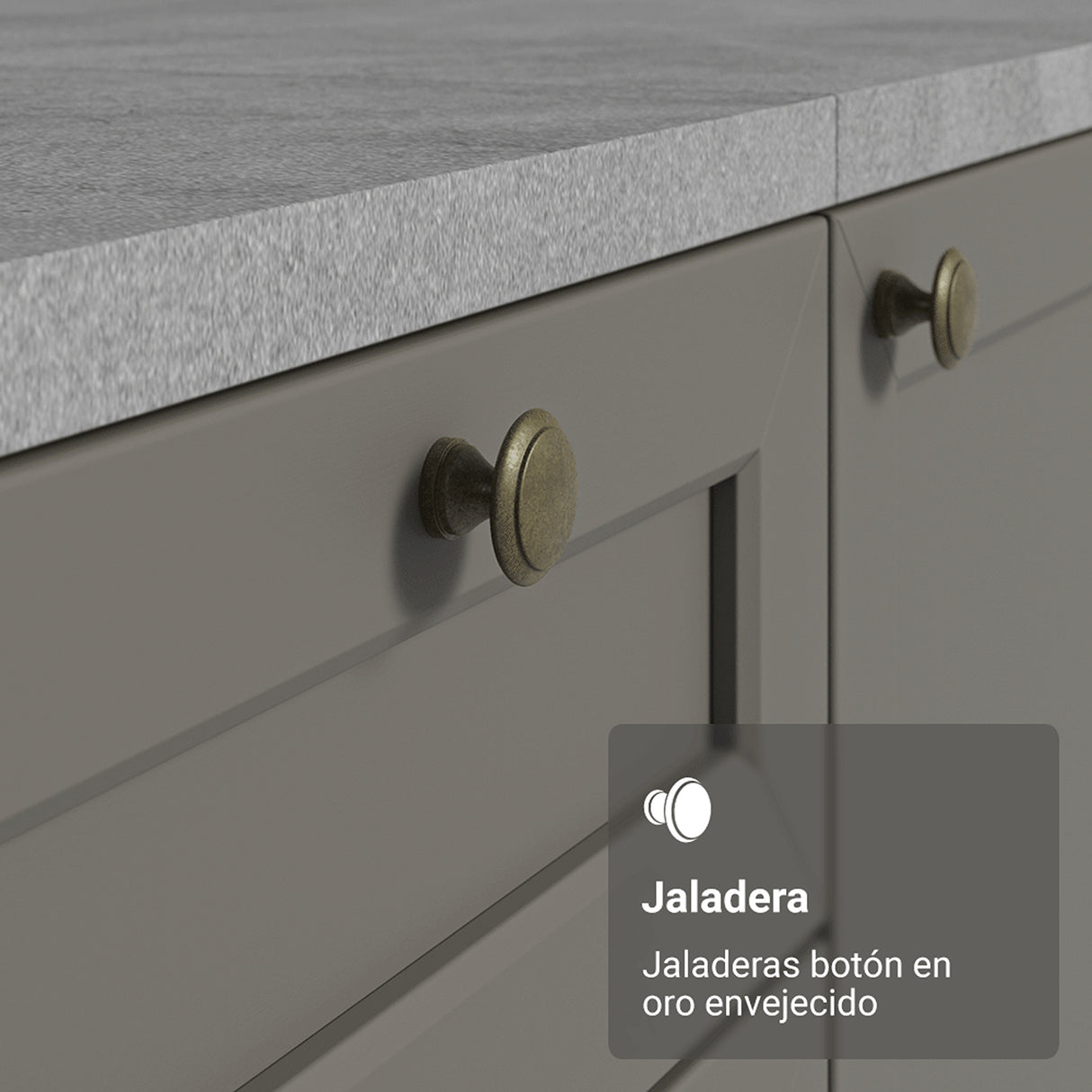 Mueble Auxiliar para Nevera Vik Blanco y Gris 80x225cm con Un Entrepaño y Un Compartimiento