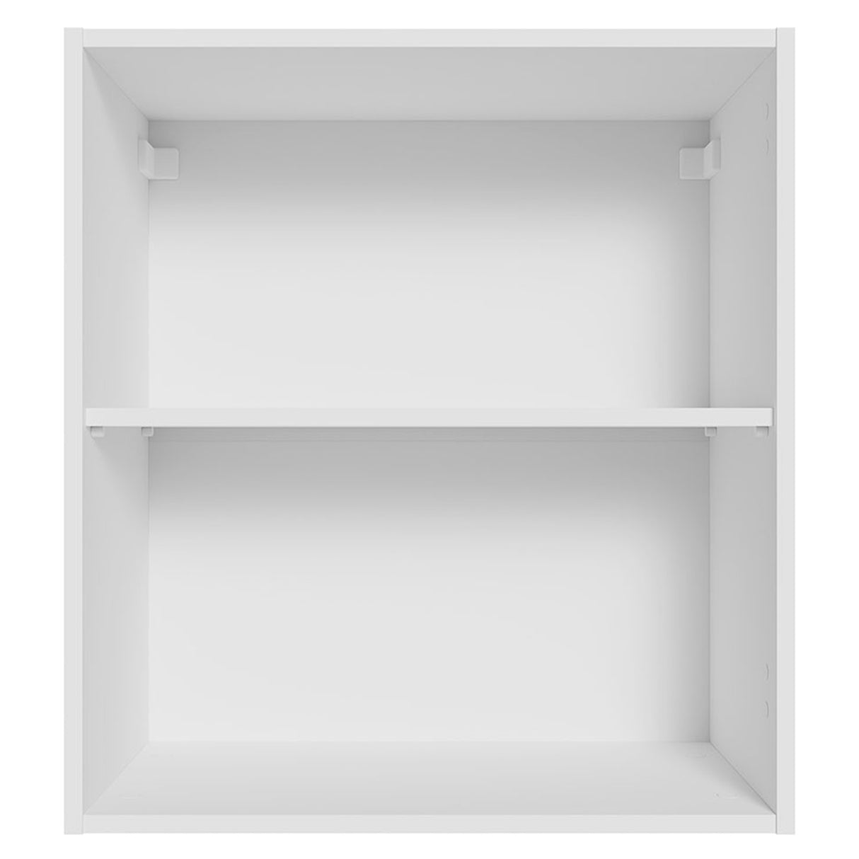Estanteria Flotante Neo Blanco 60x66cm con Dos Compartimientos y con Dos Entrepaños