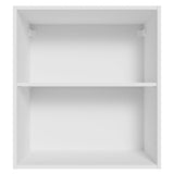 Estanteria Flotante Neo Blanco 60x66cm con Dos Compartimientos y con Dos Entrepaños