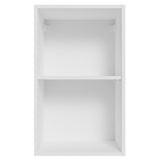 Estanteria Flotante Neo Blanco 40x66cm con Dos Compartimientos y con Dos Entrepaños