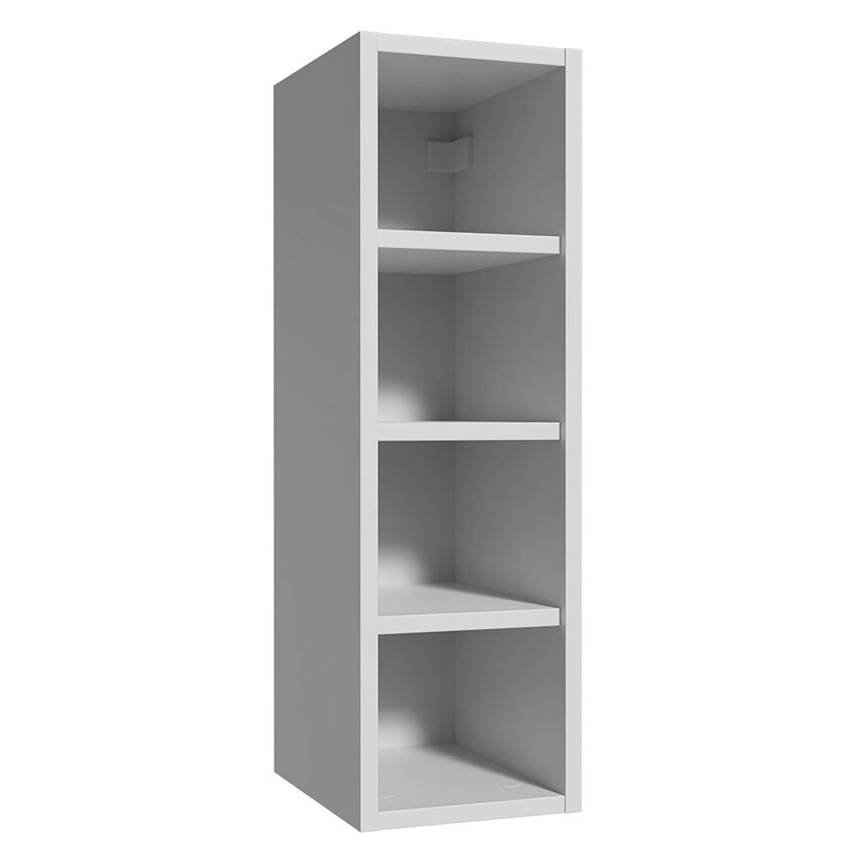 Estanteria Flotante Neo Blanco 20x66cm con Cuatro Compartimientos y con Cuatro Entrepaños