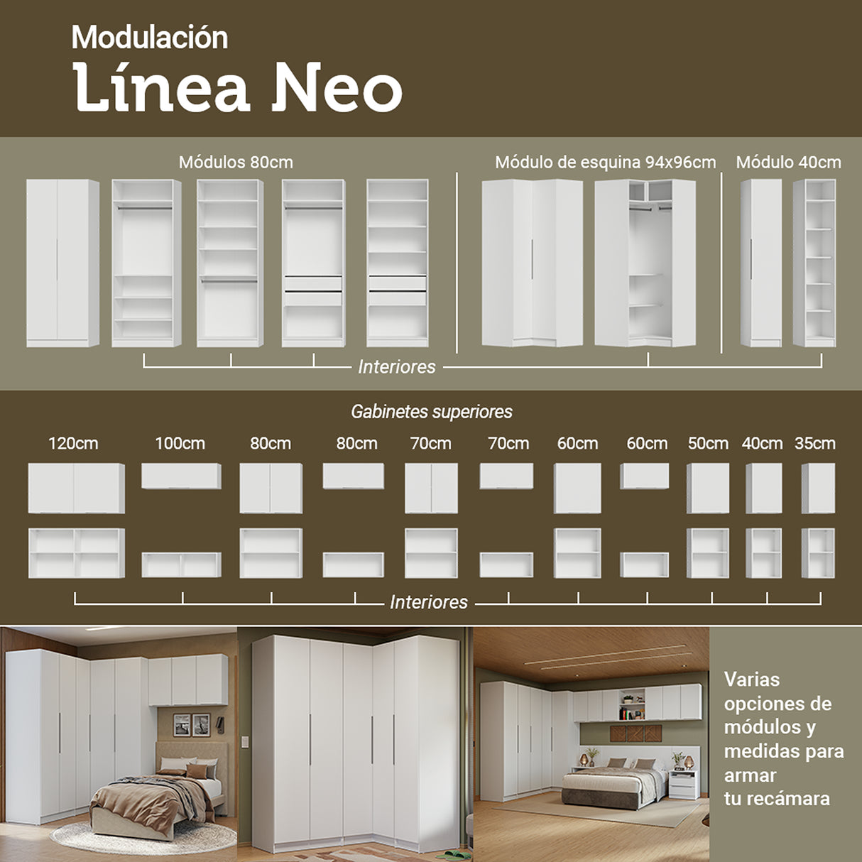 Estanteria Flotante Neo Blanco 20x66cm con Cuatro Compartimientos y con Cuatro Entrepaños