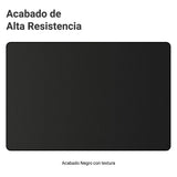 Mueble Multiusos para Aseo Negro 60x182cm con Puerta y con Siete Compartimientos
