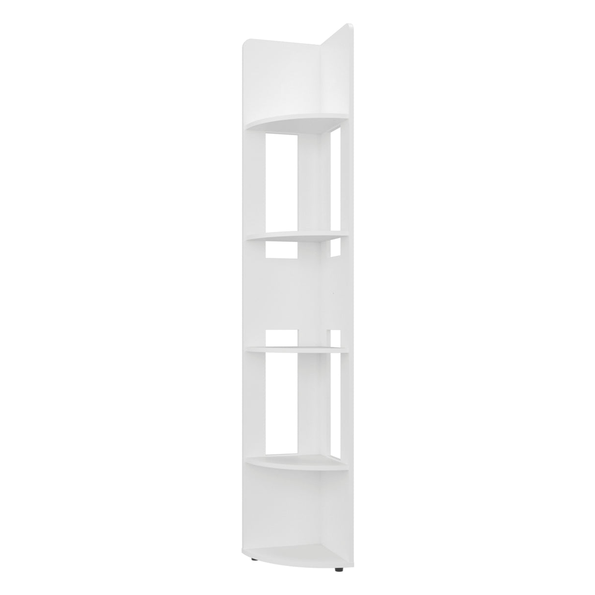 Estantería E-M7 Blanco 30x180.6cm con Cinco Compartimientos y con Cuatro Entrepaños