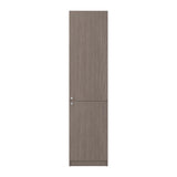 Estantería E-M5 Gris Positano y Wengue 45x180.6cm con Cinco Compartimientos y con Tres Entrepaños