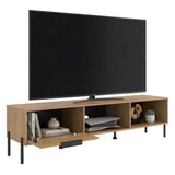 Rack de TV Dorne Fresno 170x42.6cm para TV Hasta 75" Pulgadas con Dos Compartimientos