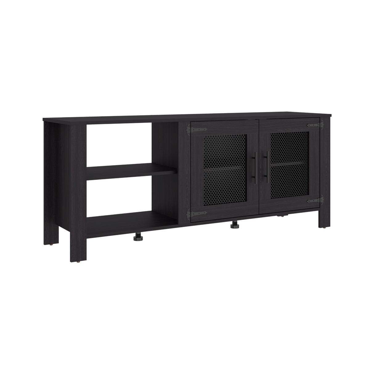 Rack de TV Freedom Wengue 147.4x61.5cm para TV Hasta 65" Pulgadas con Dos Compartimientos
