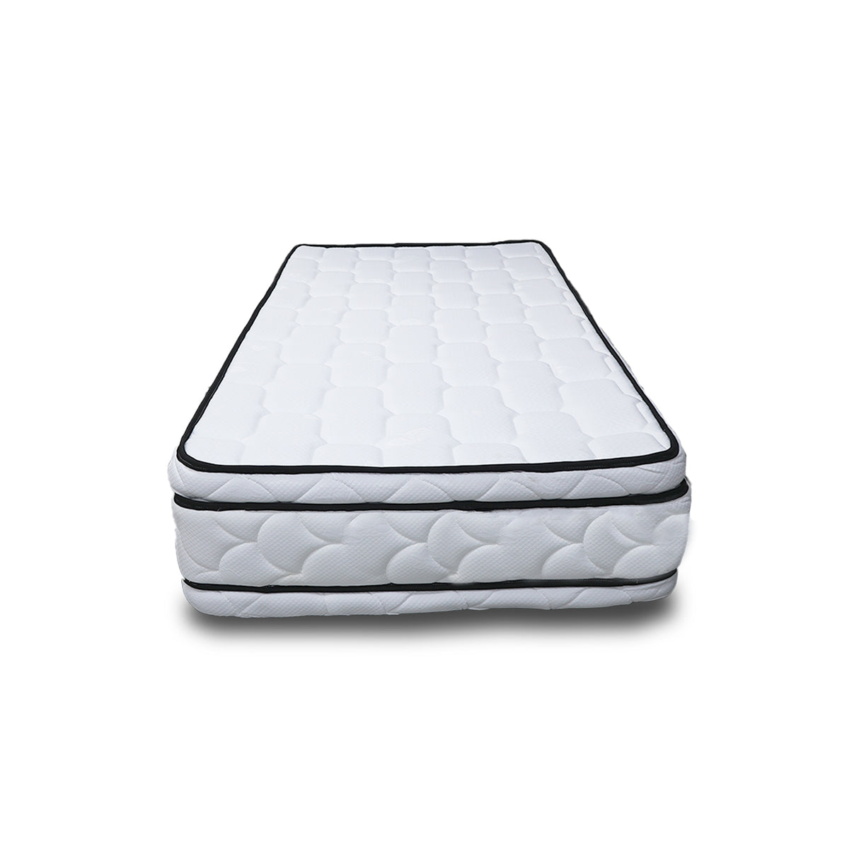 Colchón Nube Blanco Queen 160 X 190 Cm Ortopedico Firmeza Medio Doble Faz y Pillow Doble