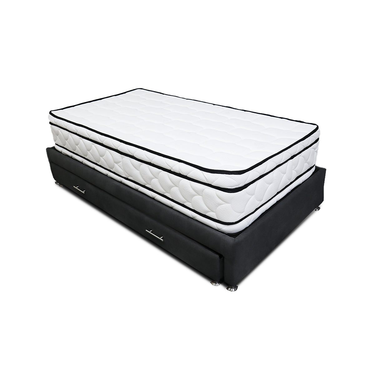 Colchón Nube Blanco Queen 160 X 190 Cm Ortopedico Firmeza Medio Doble Faz y Pillow Doble