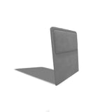 Cabecero de Piso Nube Gris Claro 100x120cm para cama Sencilla con Acabado Liso
