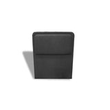 Cabecero de Piso Nube Gris Oscuro 120x120cm para cama Semidoble con Acabado Liso