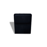 Cabecero de Piso Nube Negro 140x120cm para cama Doble con Acabado Liso