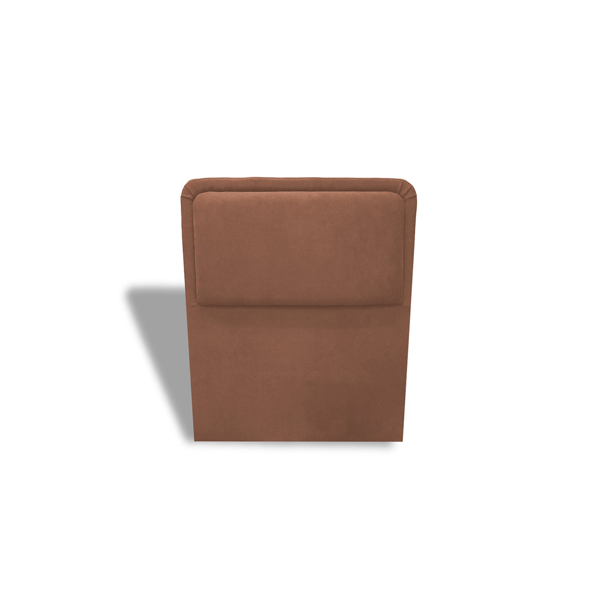 Cabecero de Piso Nube Camel 200x120cm para cama King con Acabado Liso