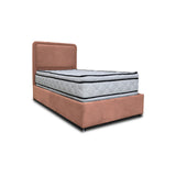 Combo Base Cama y Cabecero Nube Camel 120x30cm para Colchón Semidoble 120 X 190 Cm con Colchón