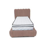 Combo Base Cama y Cabecero Praga Camel 200x40cm para Colchón King 200 X 190 Cm con Colchón