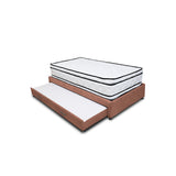 Combo Cama Tarima y Colchón Nube Camel 100x35cm para Colchón Sencillo 100 X 190 Cm sin Cabecero