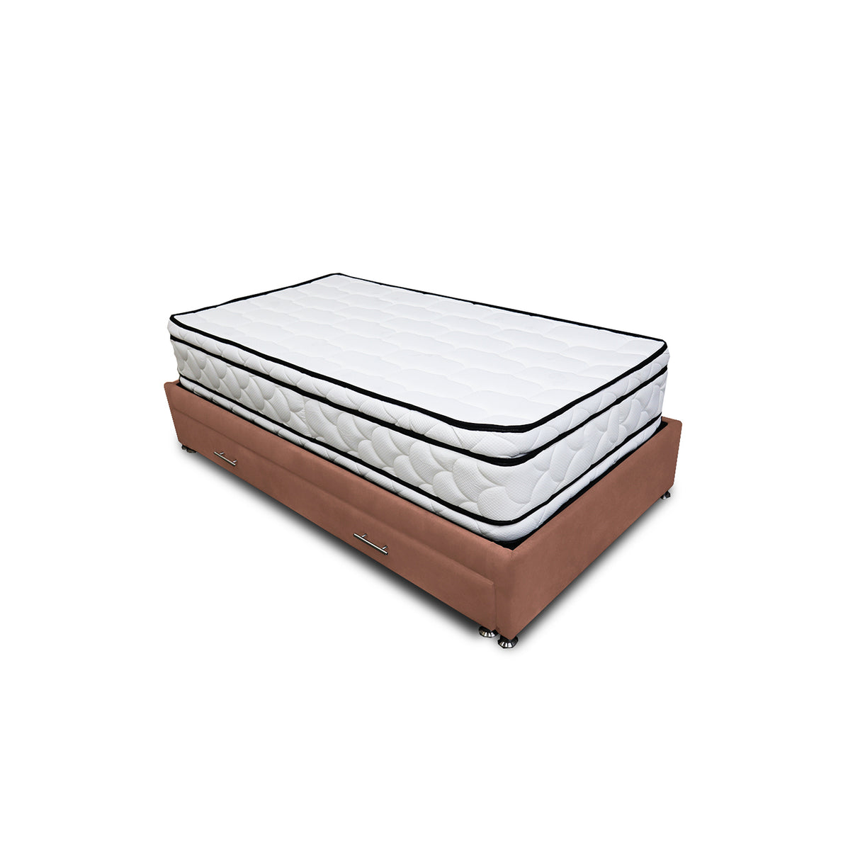 Combo Cama Tarima y Colchón Nube Camel 100x35cm para Colchón Sencillo 100 X 190 Cm sin Cabecero