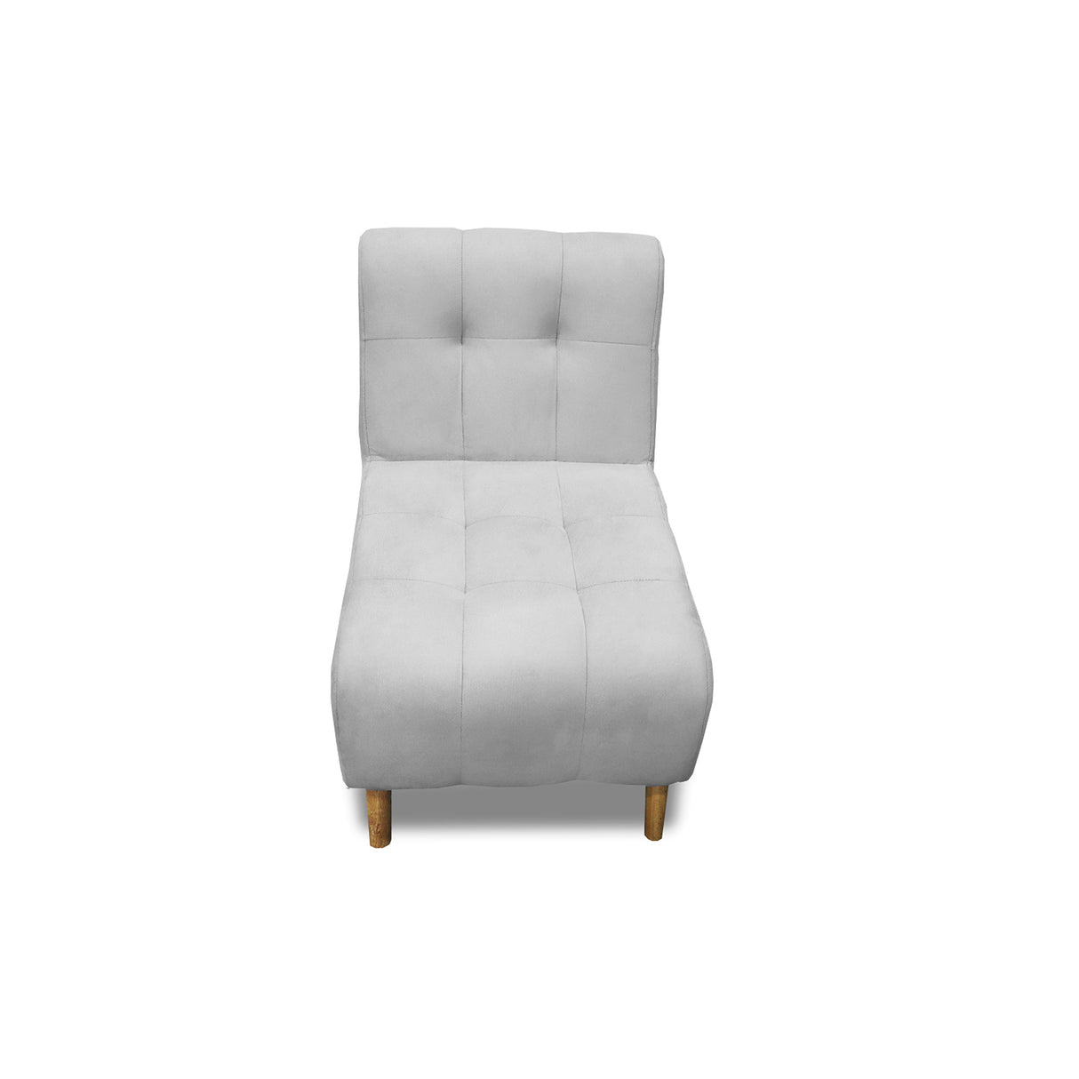 Poltrona Milan Plata 60x95cm de Un Puesto sin Apoya Brazos