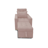 Poltrona Mood Beige 80x95cm de Un Puesto Reclinable sin Apoya Brazos