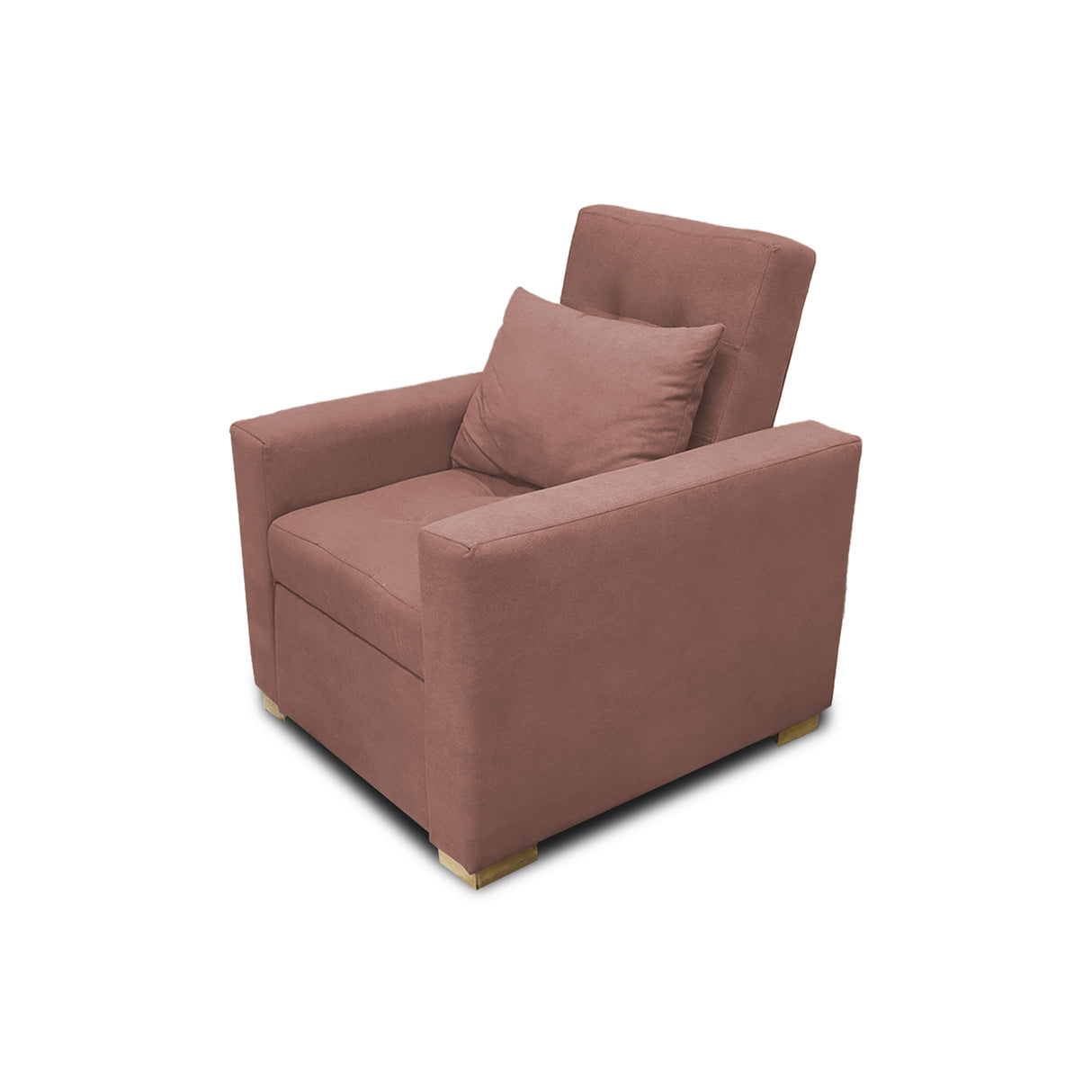 Poltrona Mood Camel 80x95cm de Un Puesto Reclinable sin Apoya Brazos