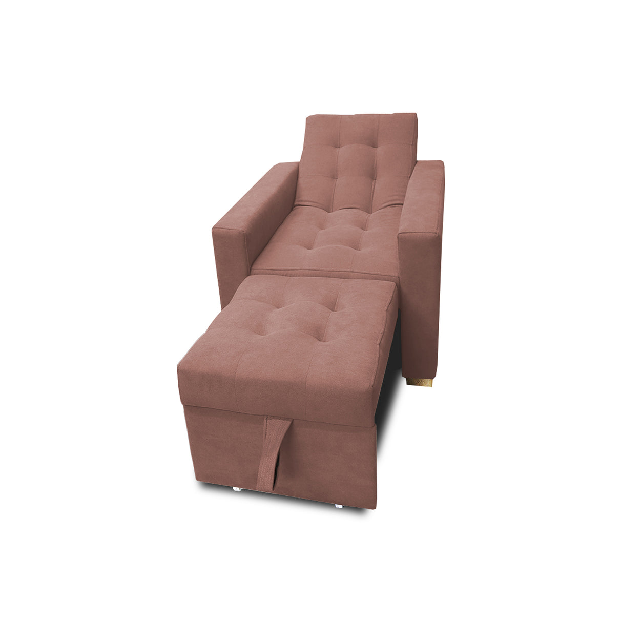 Poltrona Mood Camel 80x95cm de Un Puesto Reclinable sin Apoya Brazos