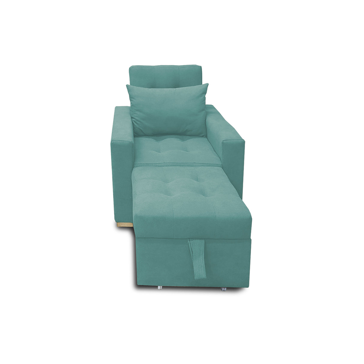 Poltrona Mood Menta 80x95cm de Un Puesto Reclinable sin Apoya Brazos