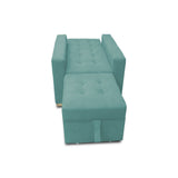 Poltrona Mood Menta 80x95cm de Un Puesto Reclinable sin Apoya Brazos