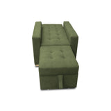 Poltrona Mood Verde 80x95cm de Un Puesto Reclinable sin Apoya Brazos
