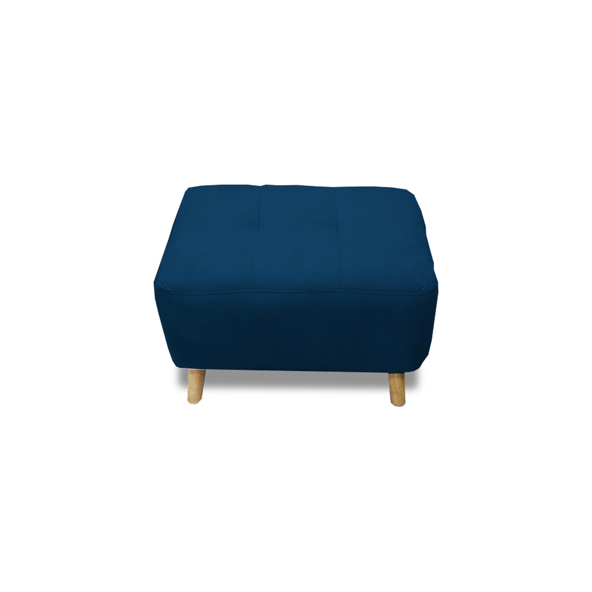 Puff Milan Azul 60x42cm de Un Puesto sin Apoya Brazos